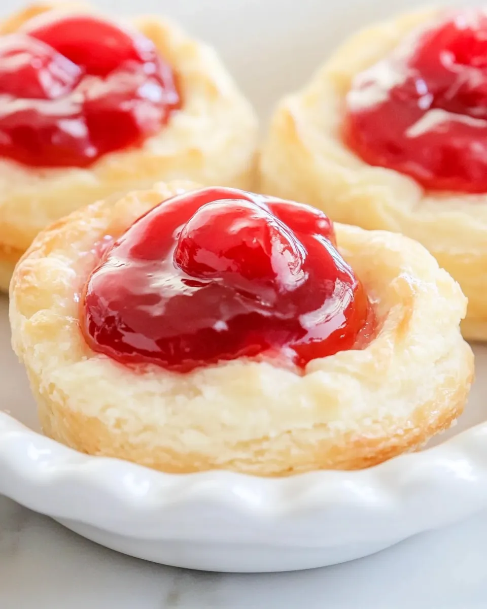 Homemade Cherry Danish photo