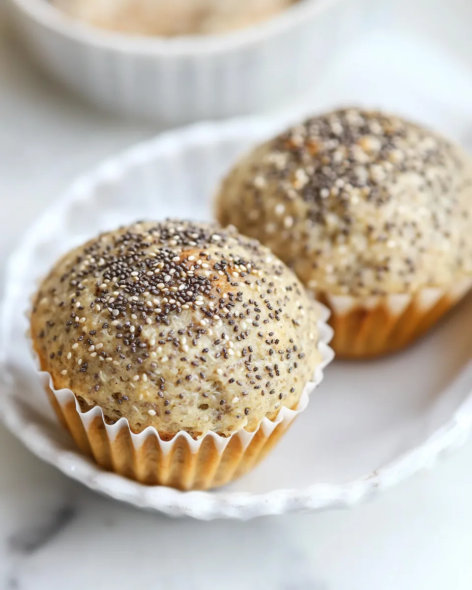 Easy Chia Seed Quinoa Muffins food shot