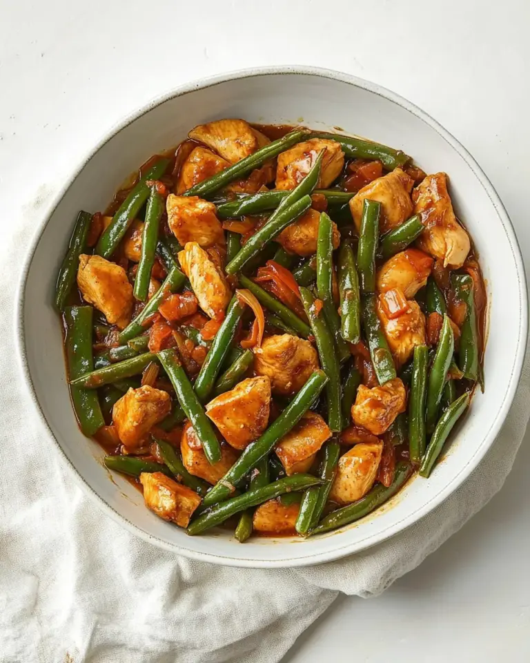 Homemade Chicken And Green Bean Stir-Fry Recipe photo