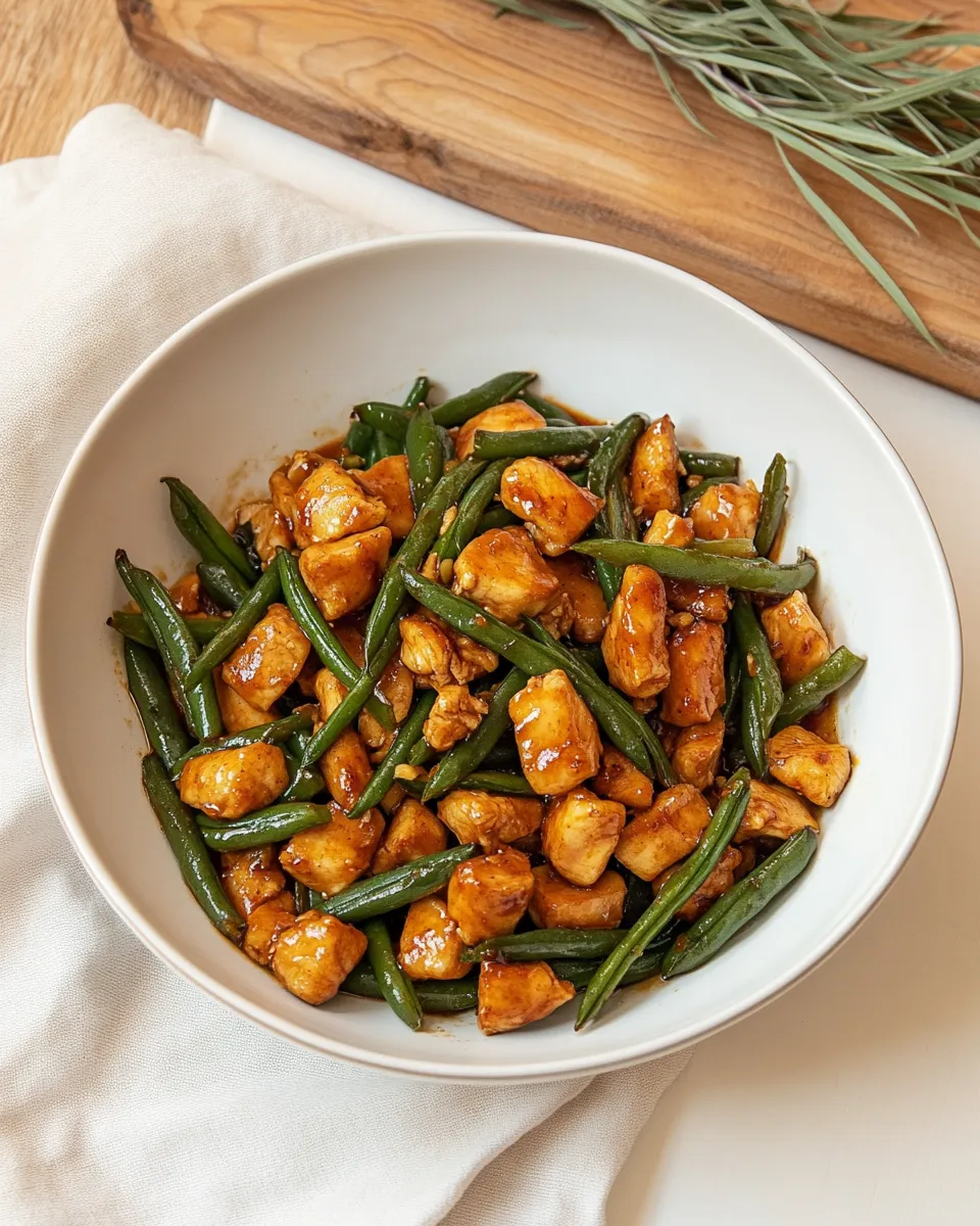 Classic Chicken And Green Bean Stir-Fry Recipe image