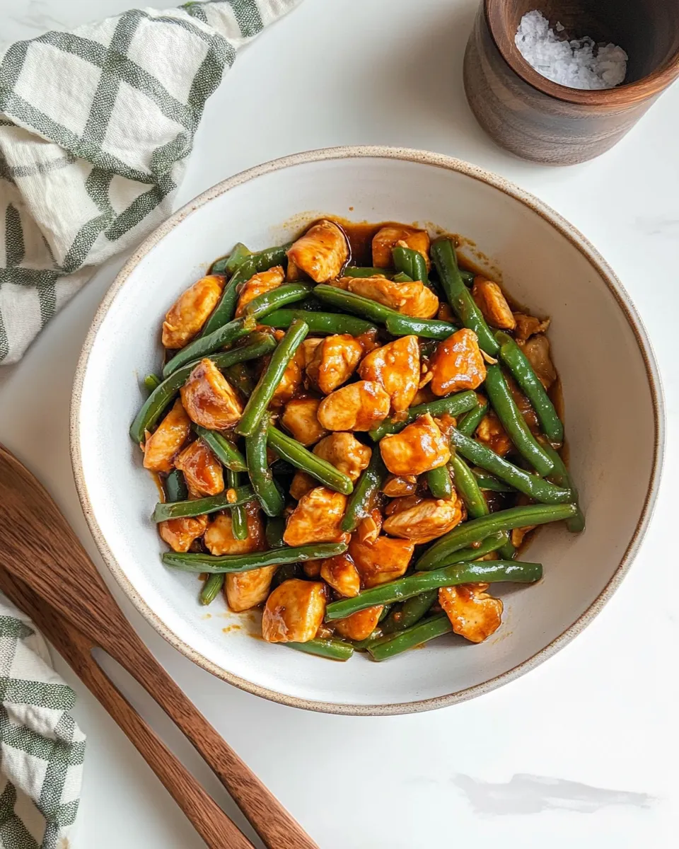 Delicious Chicken And Green Bean Stir-Fry Recipe dish photo