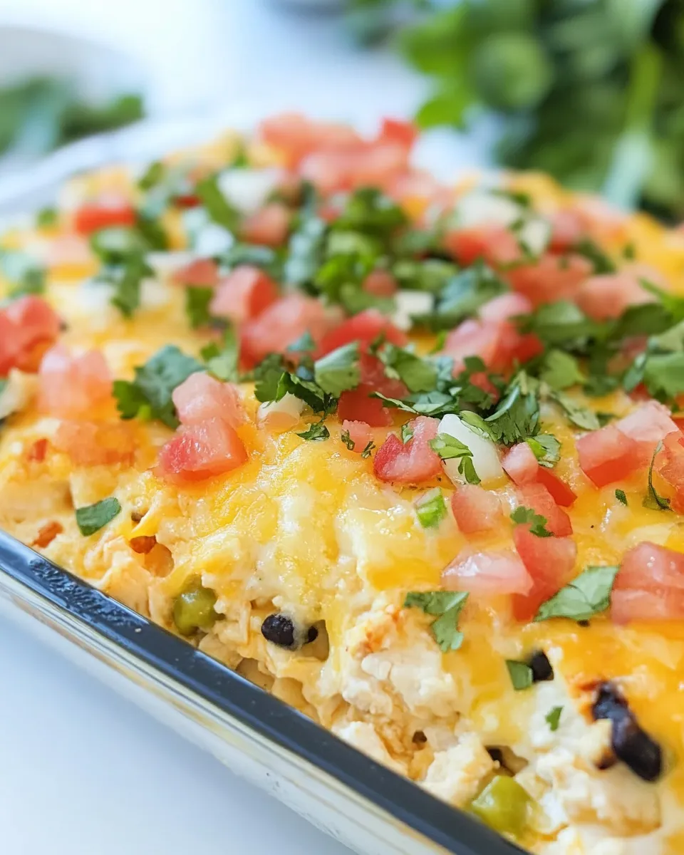 Homemade Chicken Burrito Casserole photo