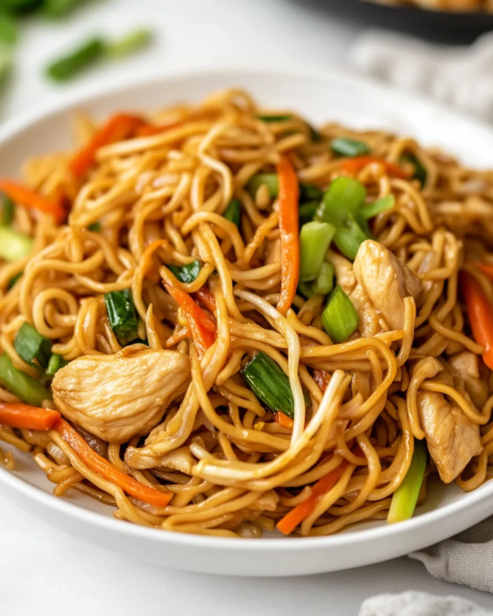 Homemade Chicken Chow Mein recipe photo