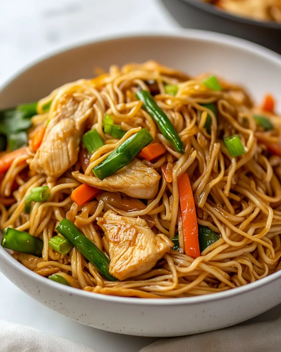 Delicious Chicken Chow Mein recipe image