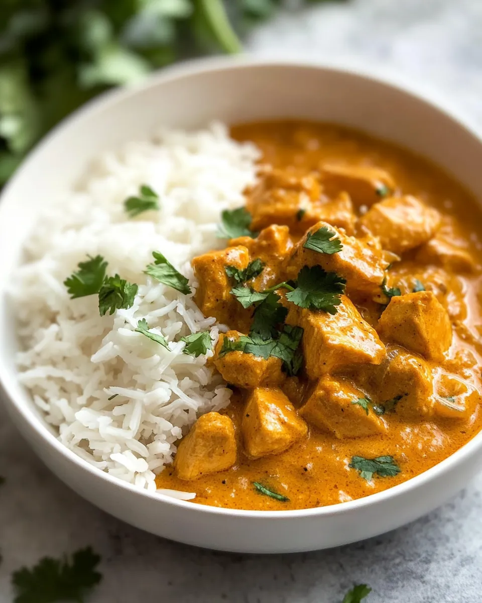 Classic Chicken Curry dish photo
