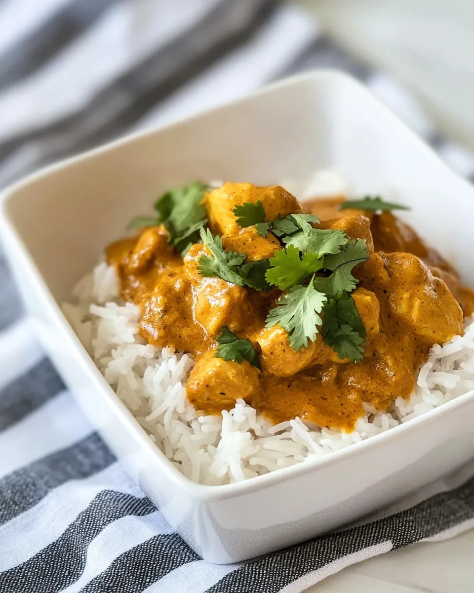 Easy Chicken Curry food shot