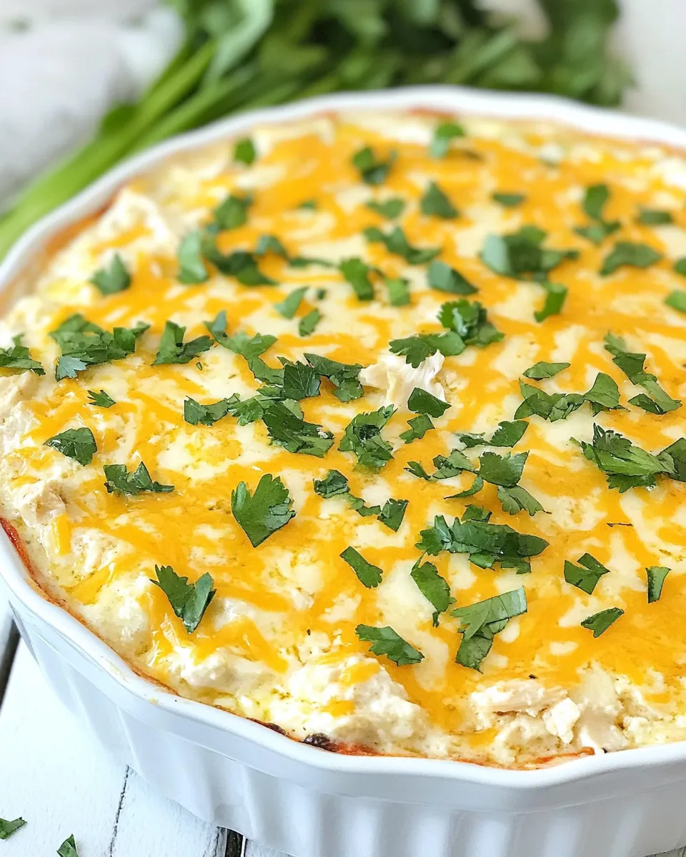Classic Chicken Enchilada Dip dish photo