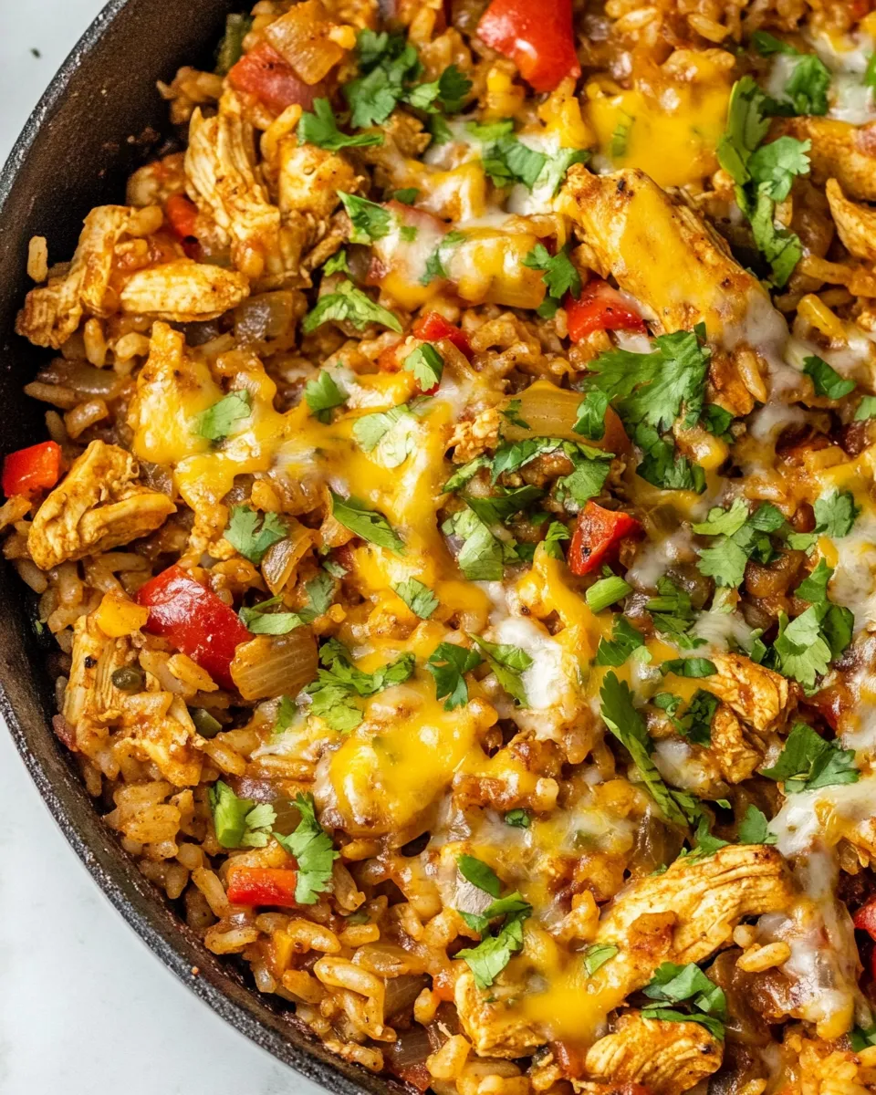Homemade Chicken Fajita Rice Skillet photo