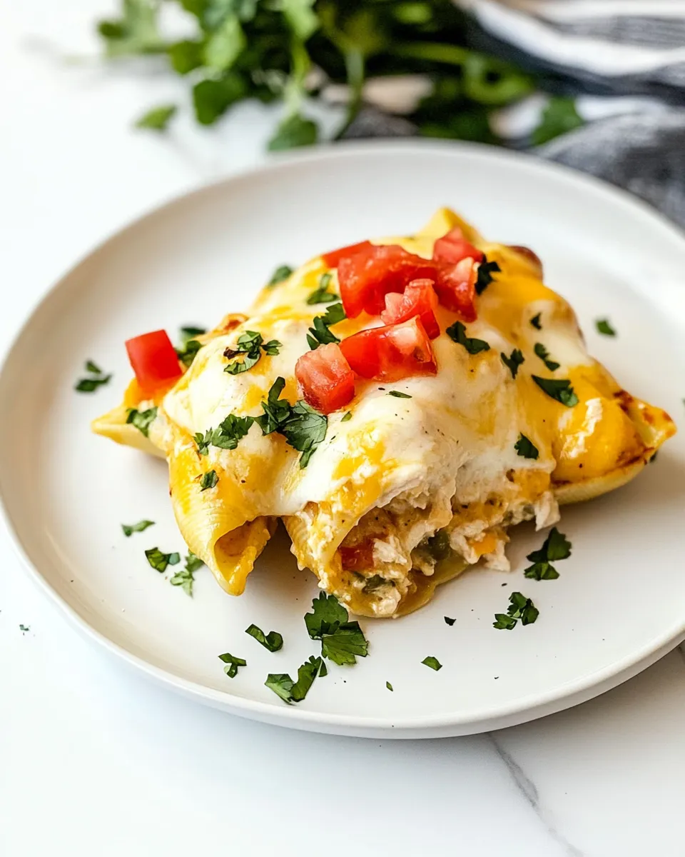 Classic Chicken Mexican Stuffed Shells dish photo