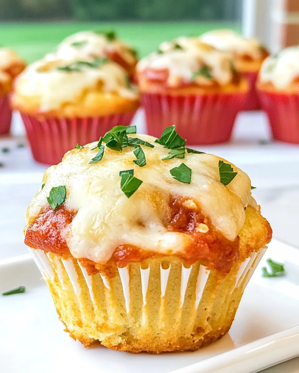 Delicious Chicken Parmesan Cupcakes dish photo