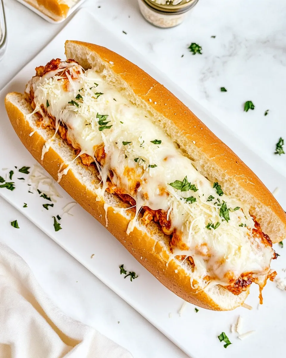 Easy Chicken Parmesan Sub recipe photo