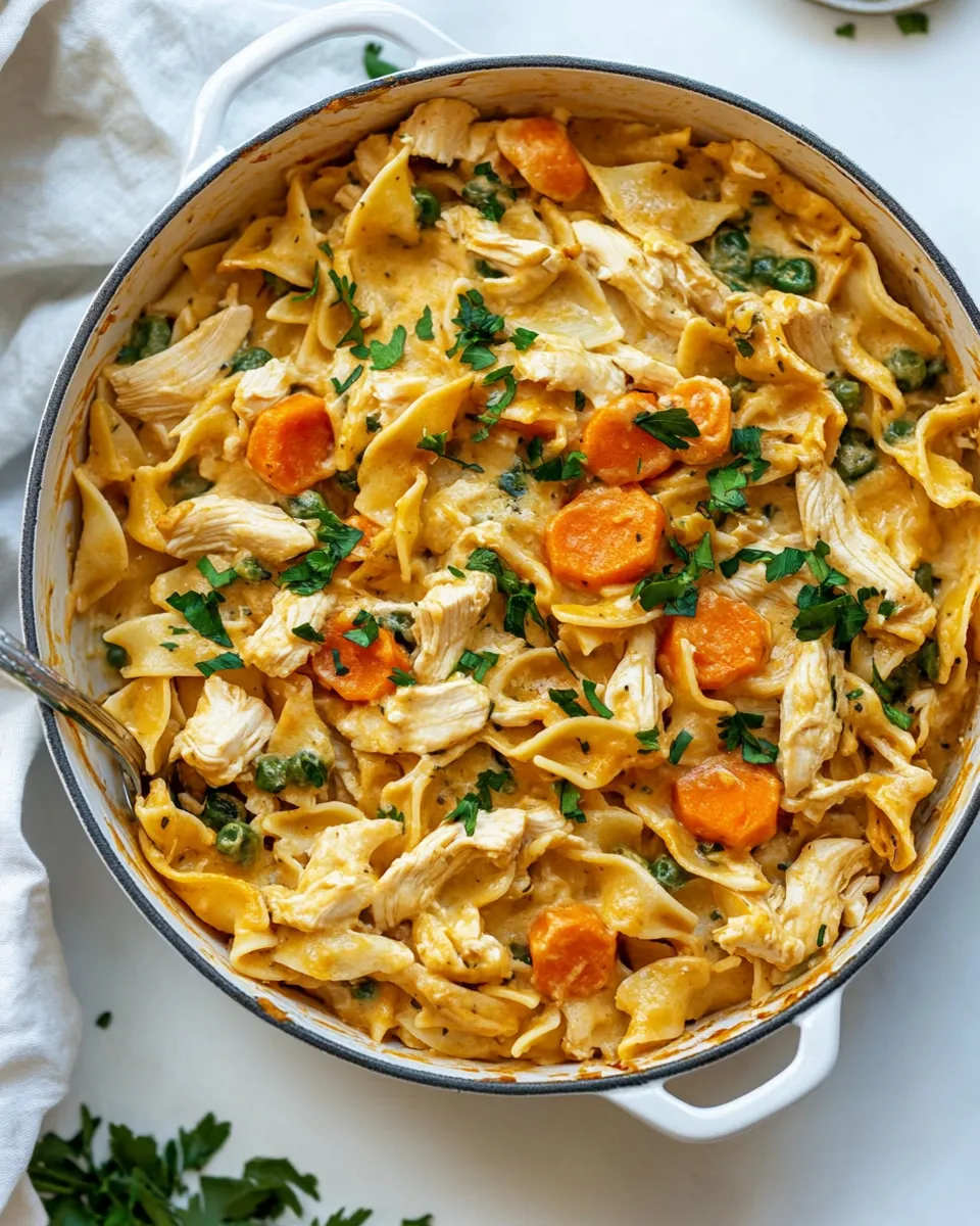 Classic Chicken Pot Pie Pasta image
