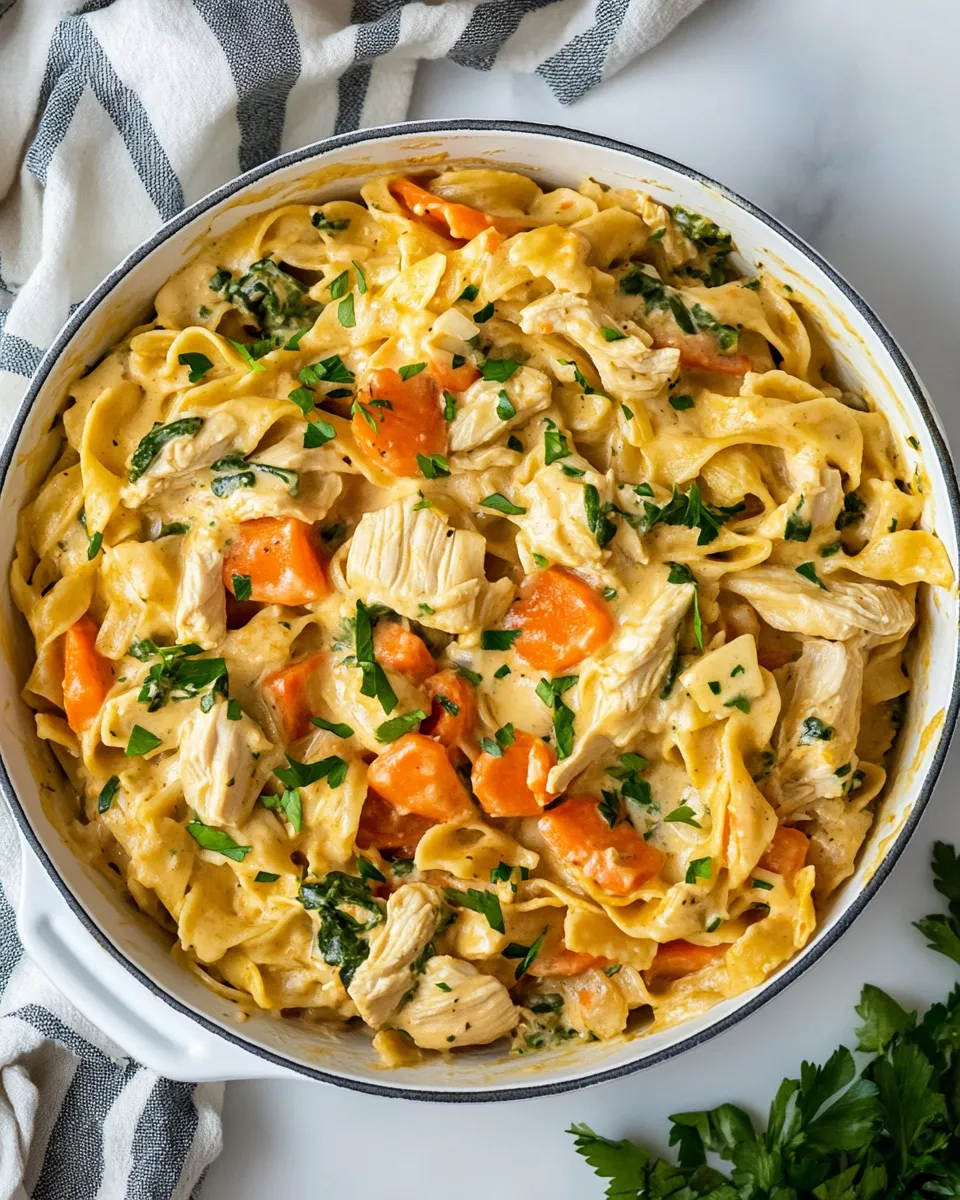 Easy Chicken Pot Pie Pasta recipe photo