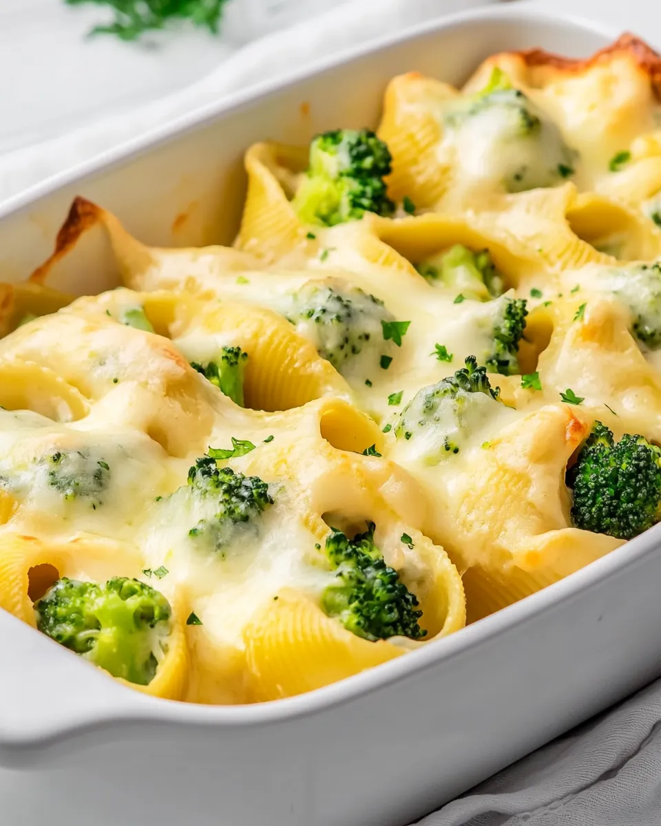 Homemade Chicken and Broccoli Stuffed Shells photo