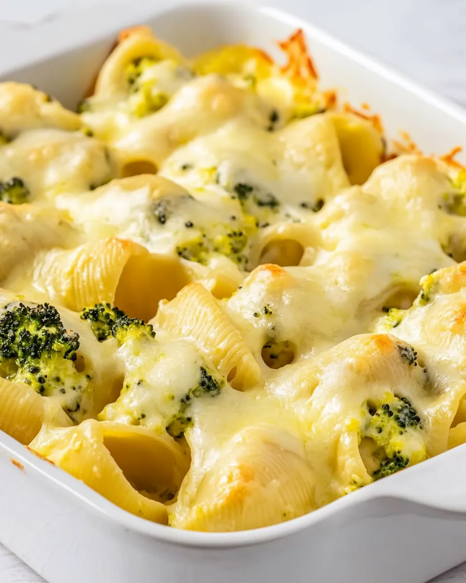 Classic Chicken and Broccoli Stuffed Shells image