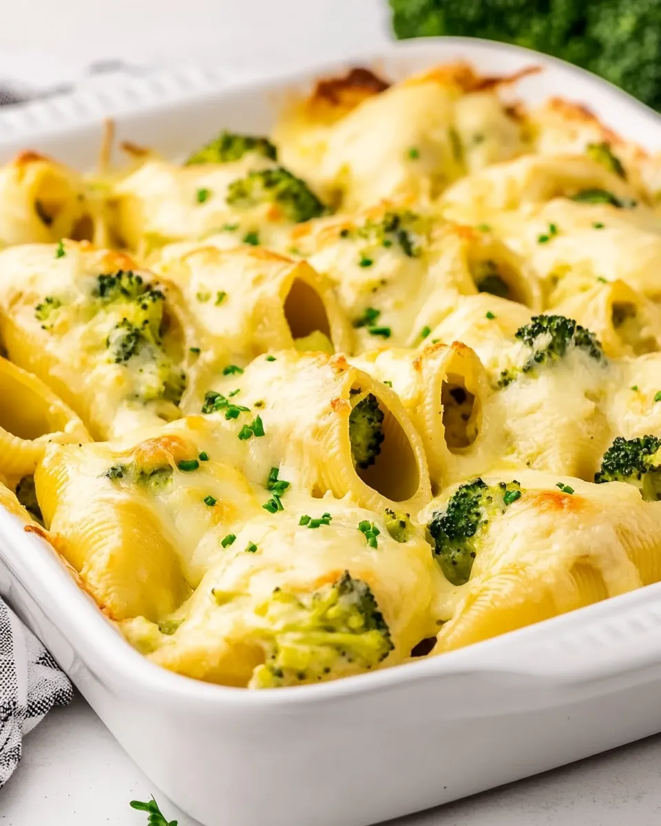 Delicious Chicken and Broccoli Stuffed Shells dish photo