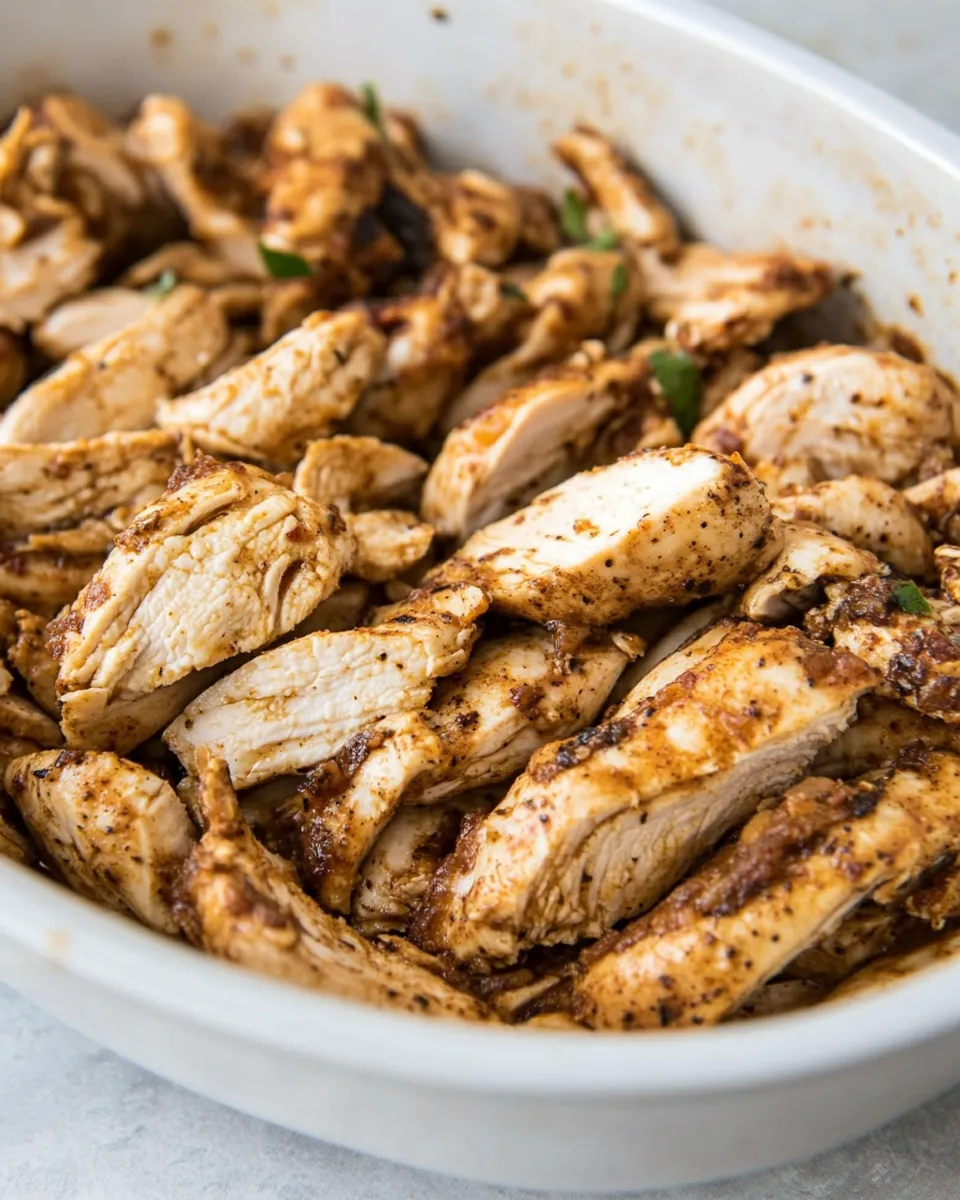 Easy Chipotle Chicken (Copycat) food shot