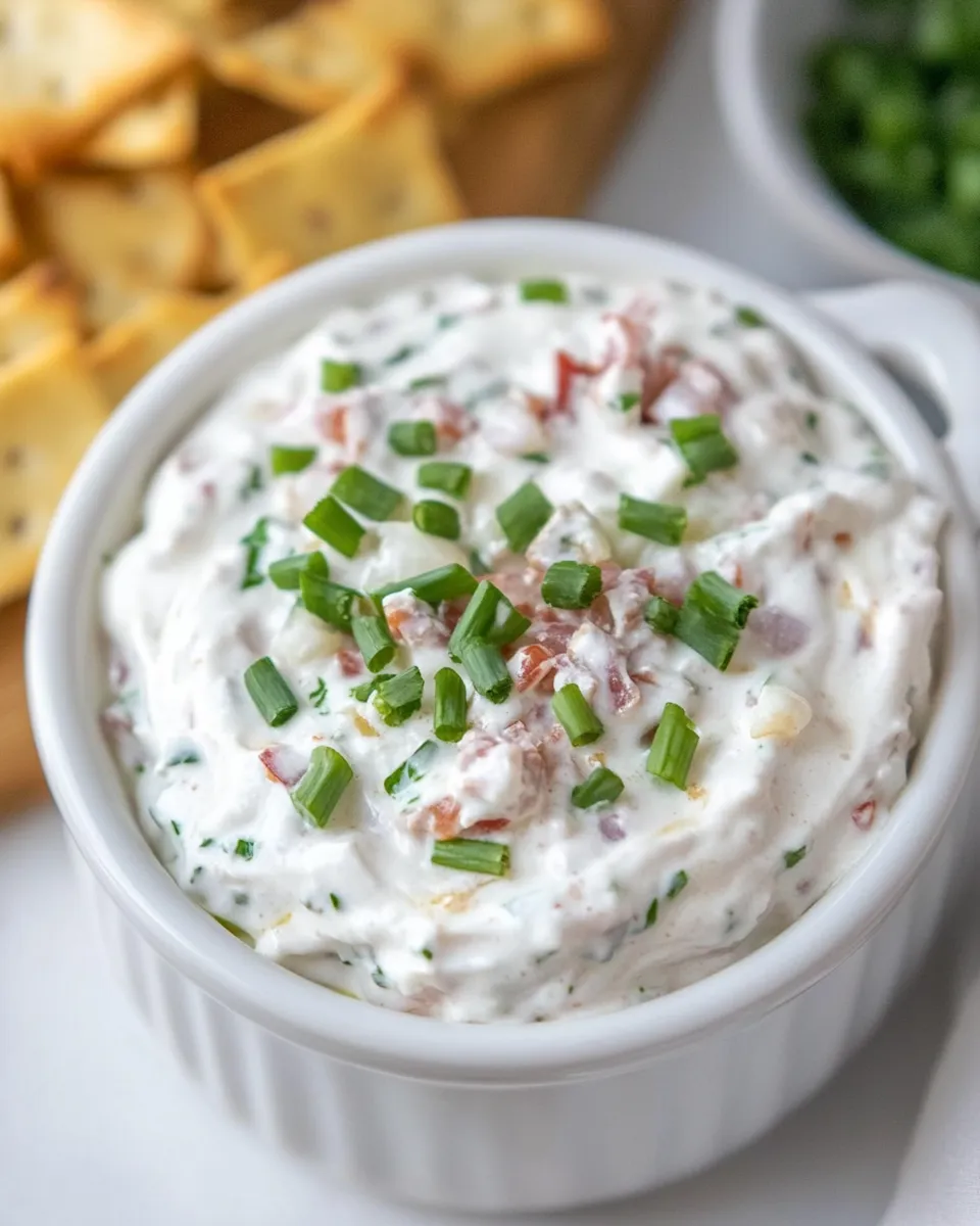 Easy Chipped Beef Dip dish photo