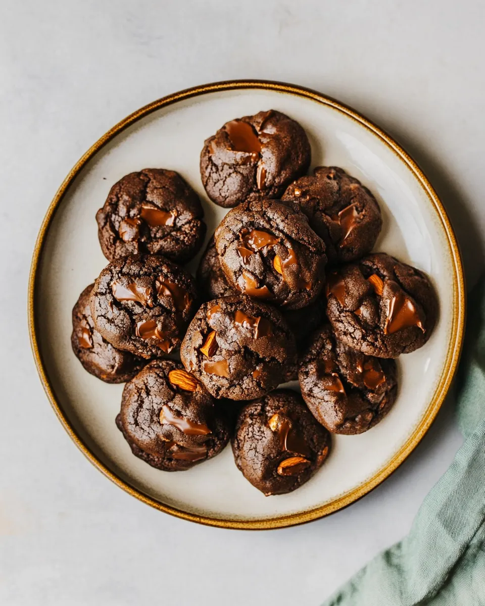 Classic Chocolate Almond Drop Cookies image