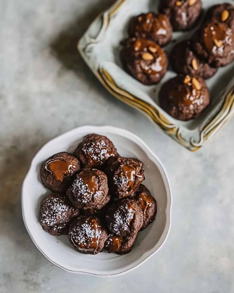 Easy Chocolate Almond Drop Cookies recipe photo