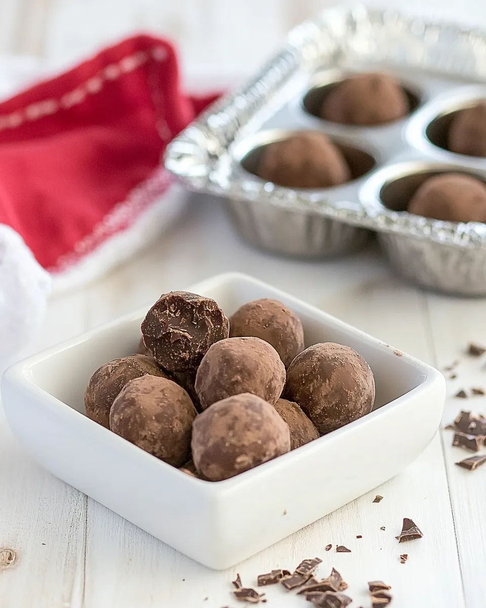 Easy Chocolate Balsamic Truffles recipe photo