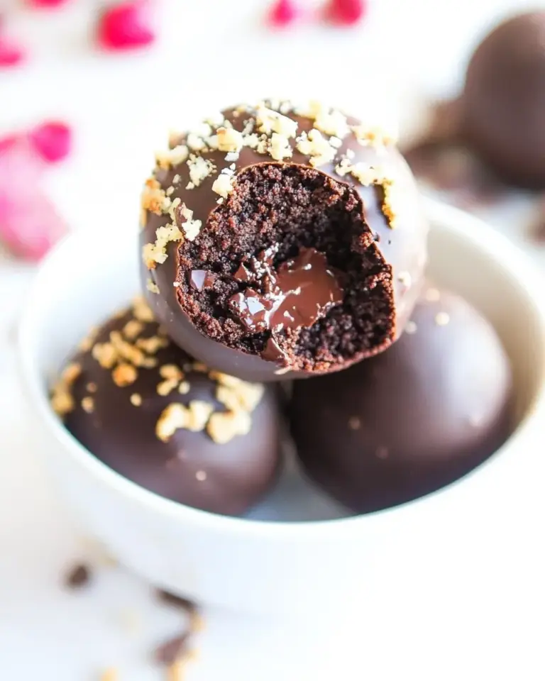 Homemade Chocolate Brownies Ball Dipped In Chocolate photo
