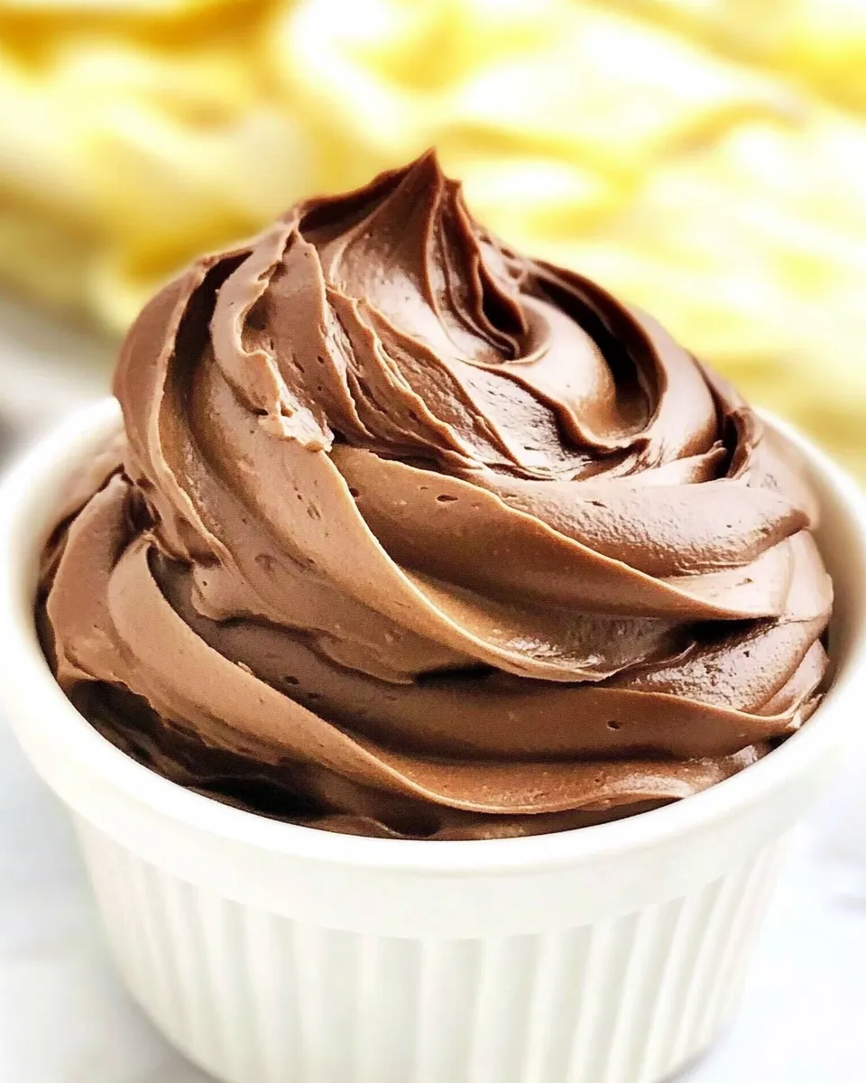 Delicious Chocolate Buttercream Frosting Recipe dish photo