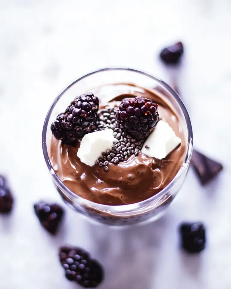 Homemade Chocolate Chia Seed Pudding photo