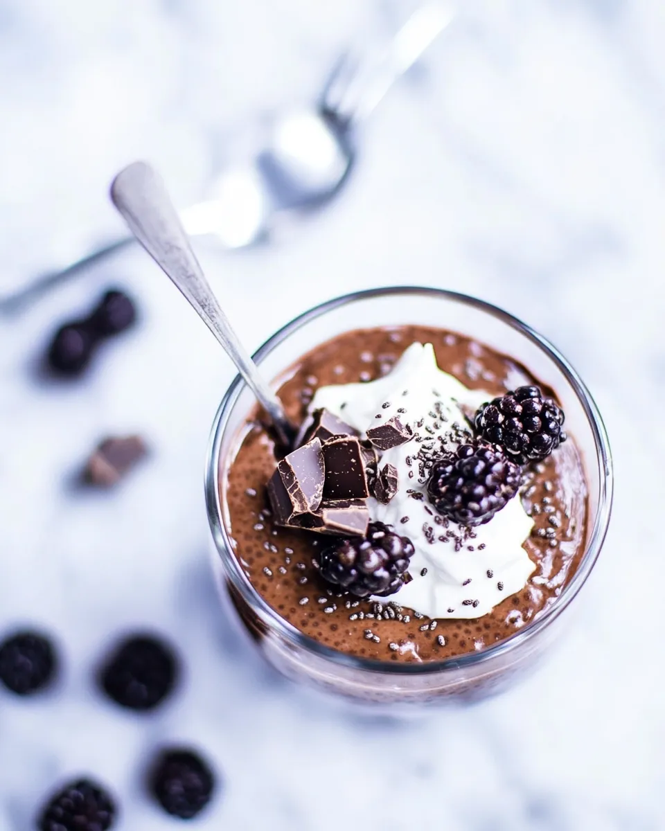 Classic Chocolate Chia Seed Pudding recipe image