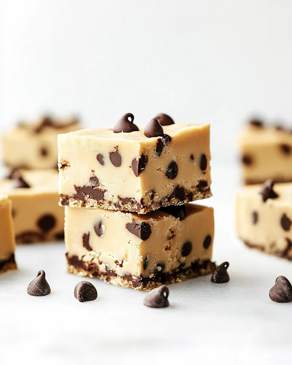 Classic Chocolate Chip Cookie Dough Bars dish photo