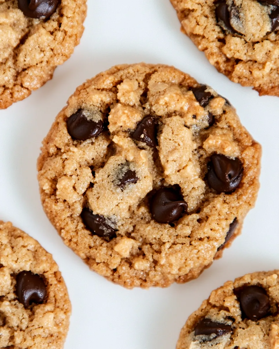Homemade Chocolate Chip Peanut Butter Cookies photo