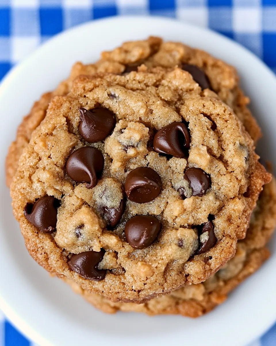 Easy Chocolate Chip Peanut Butter Cookies recipe photo