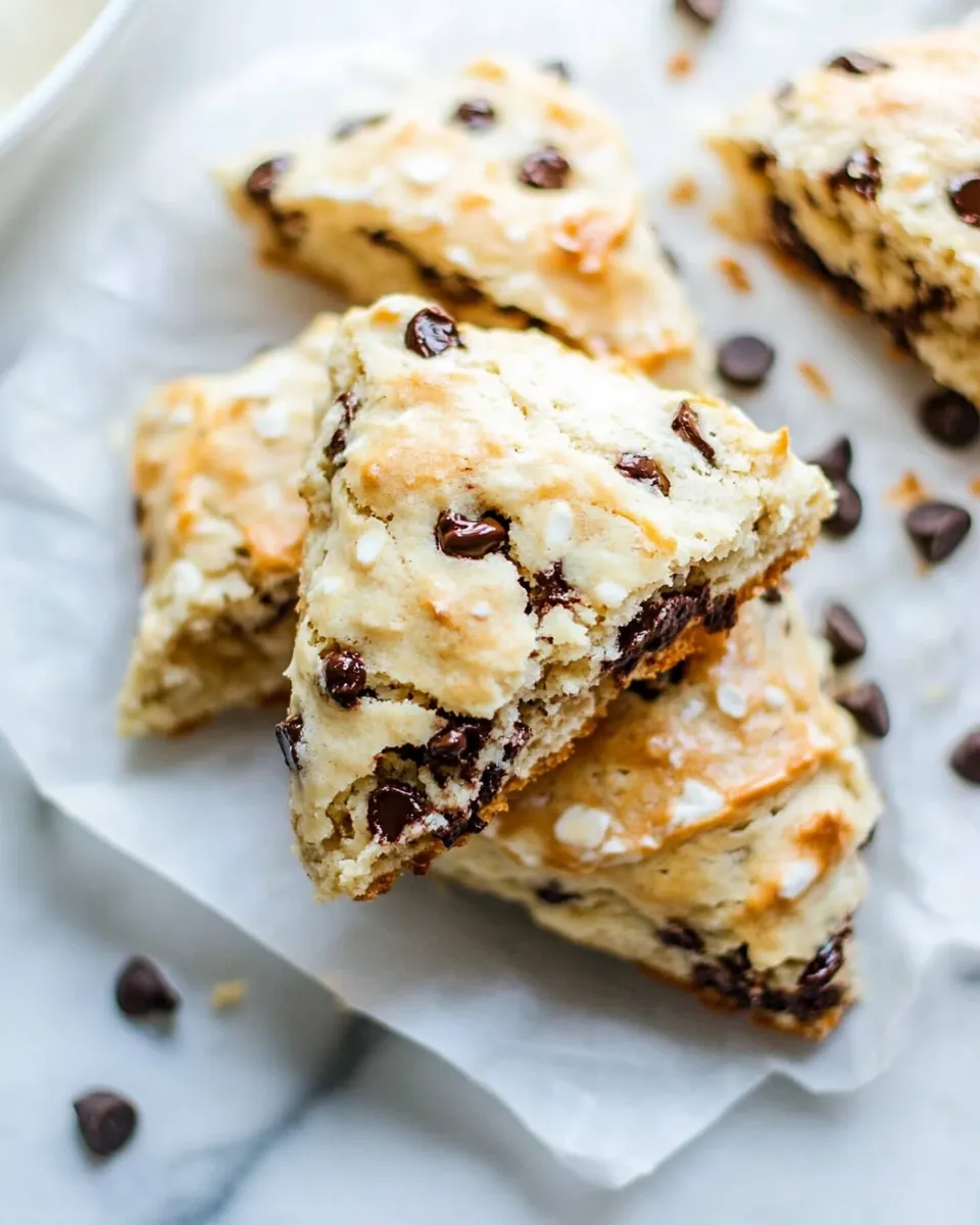 Classic Chocolate Chip Scones Recipe image