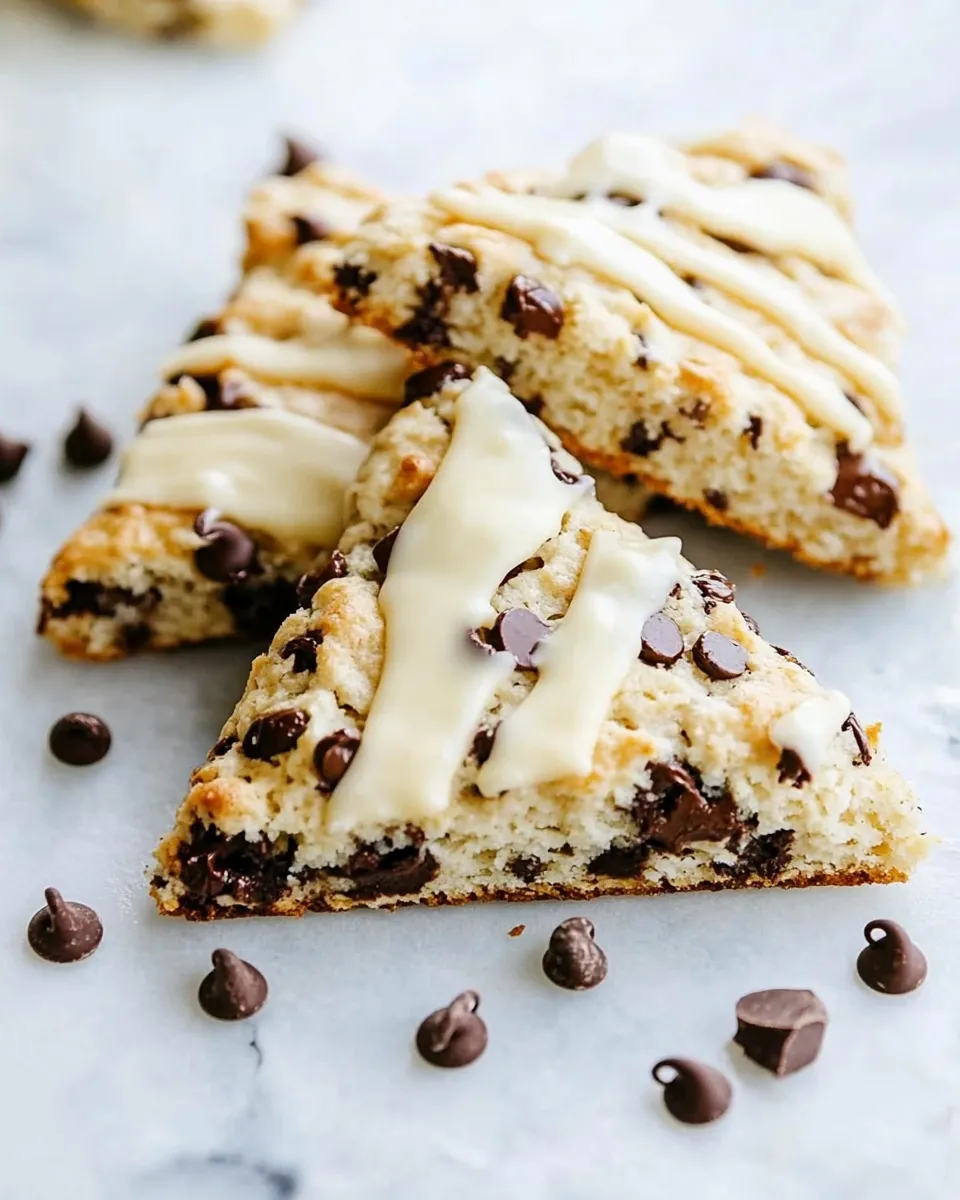 Delicious Chocolate Chip Scones Recipe dish photo