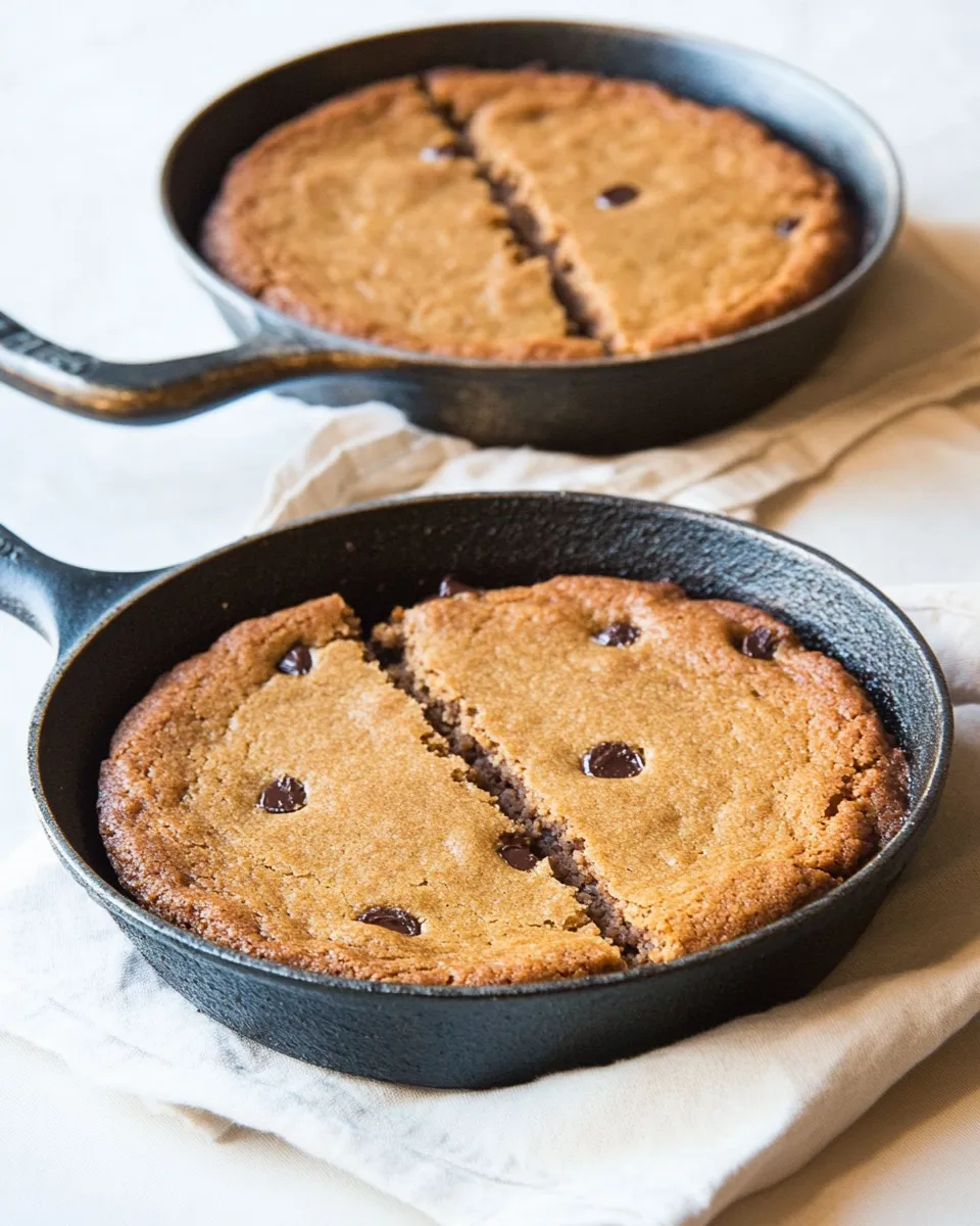 Homemade Chocolate Chip Skillet Cookie Bars photo