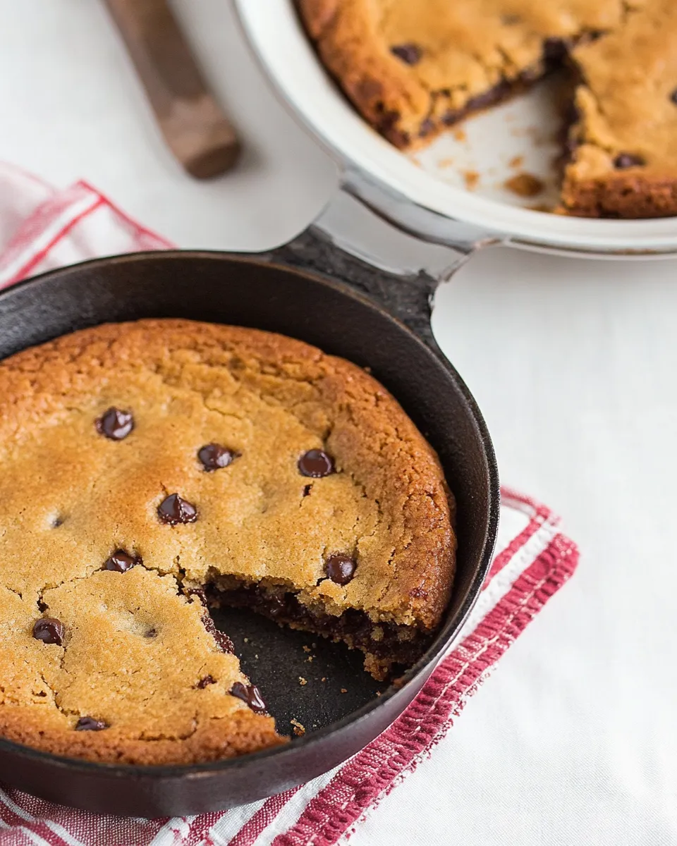 Classic Chocolate Chip Skillet Cookie Bars image