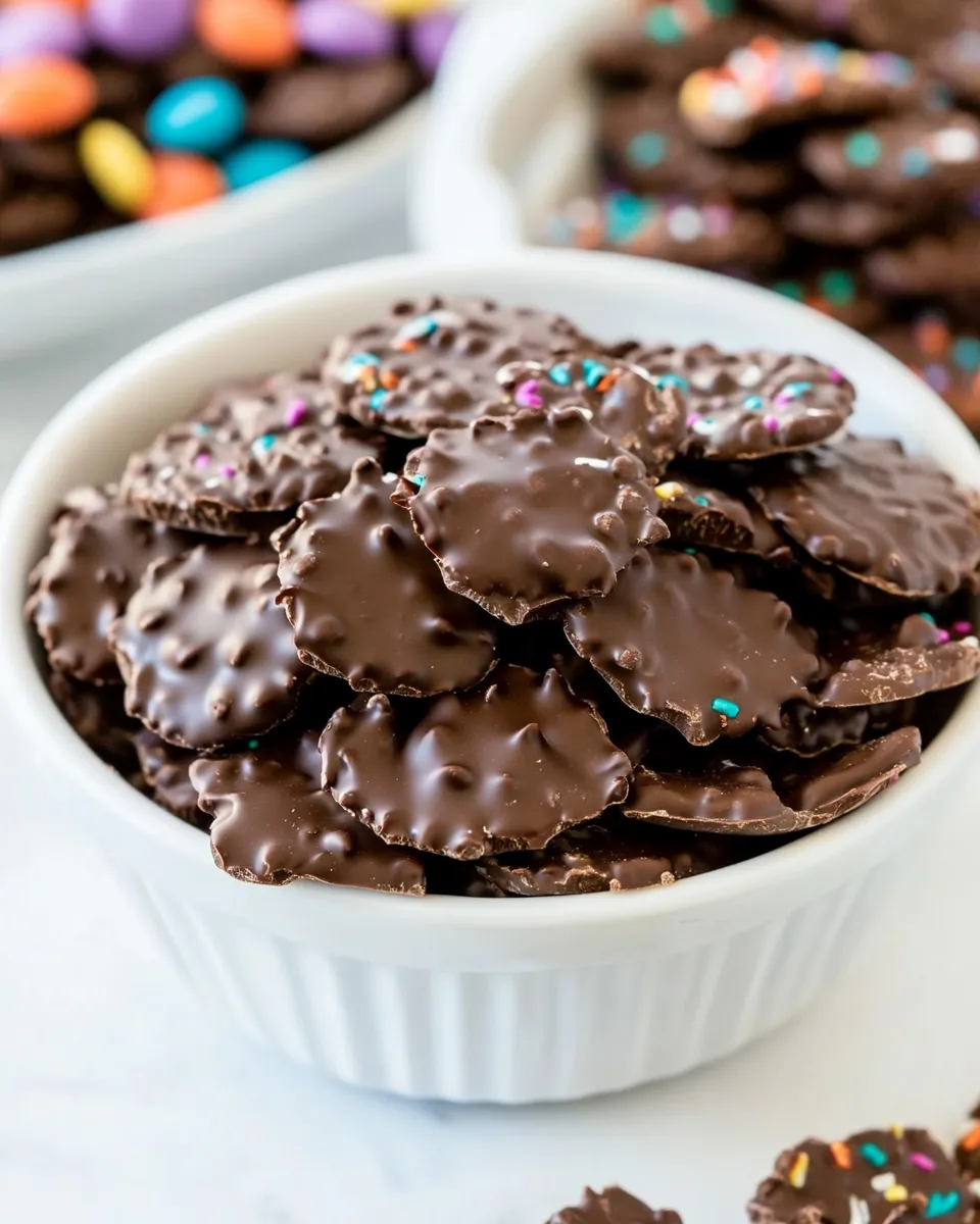 Easy Chocolate Covered Pringles food shot