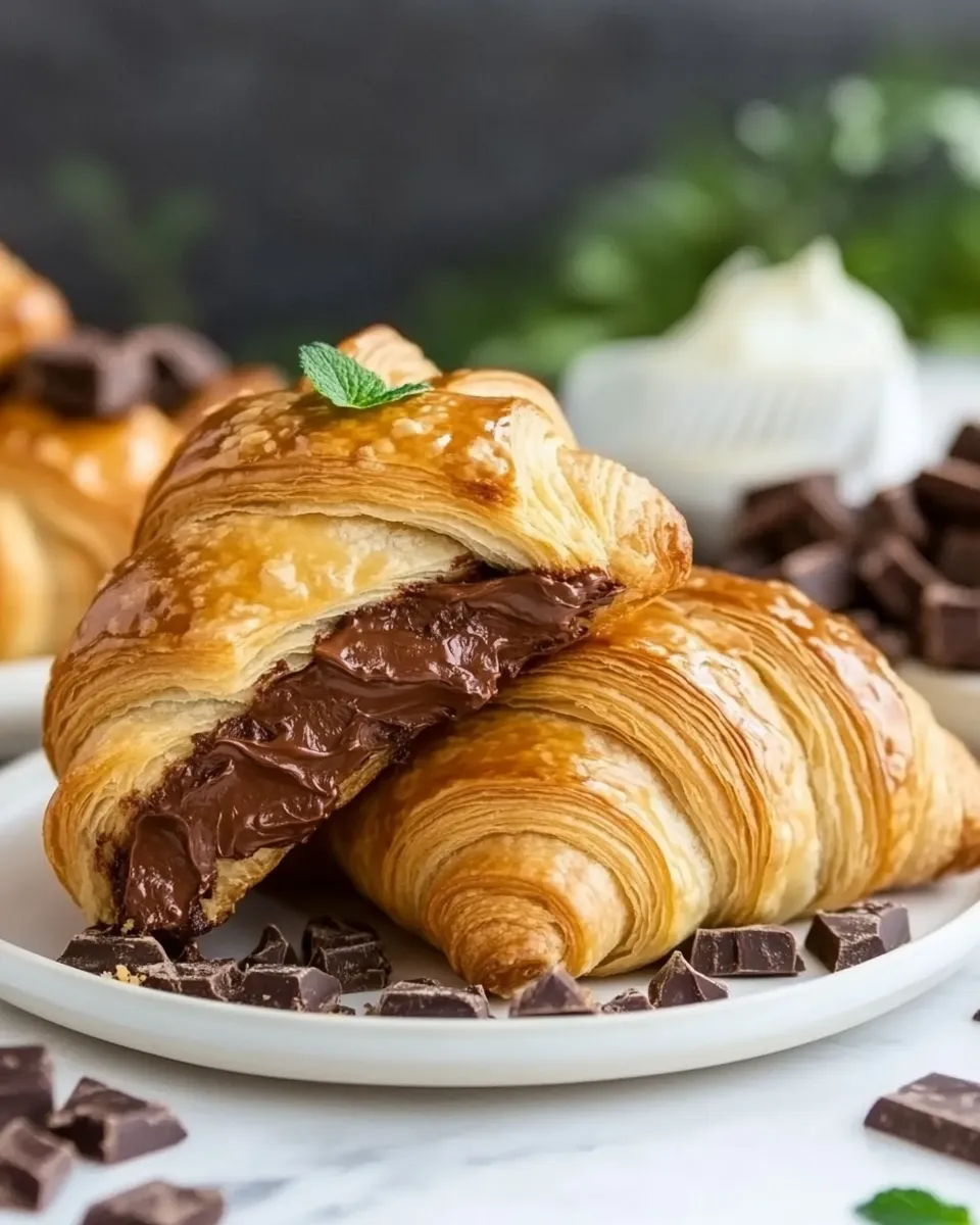 Easy Chocolate Croissant Recipe (Sheet Pan) recipe photo