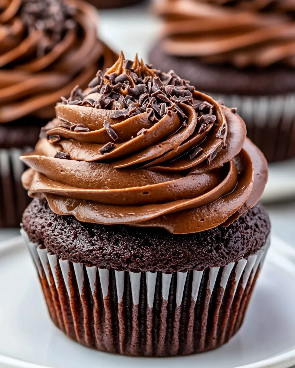 Homemade Chocolate Cupcakes Recipe photo