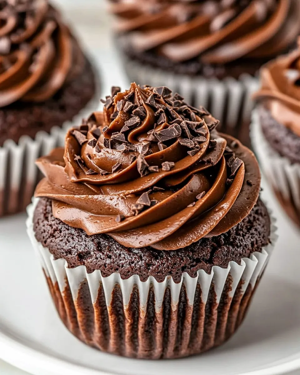 Classic Chocolate Cupcakes Recipe image