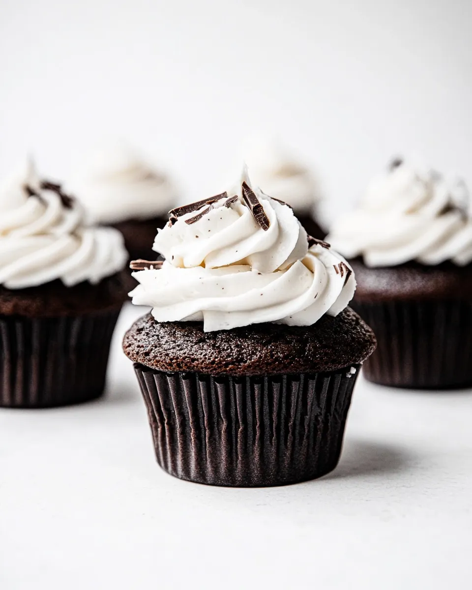 Classic Chocolate Cupcakes with Buttercream Frosting Recipe image