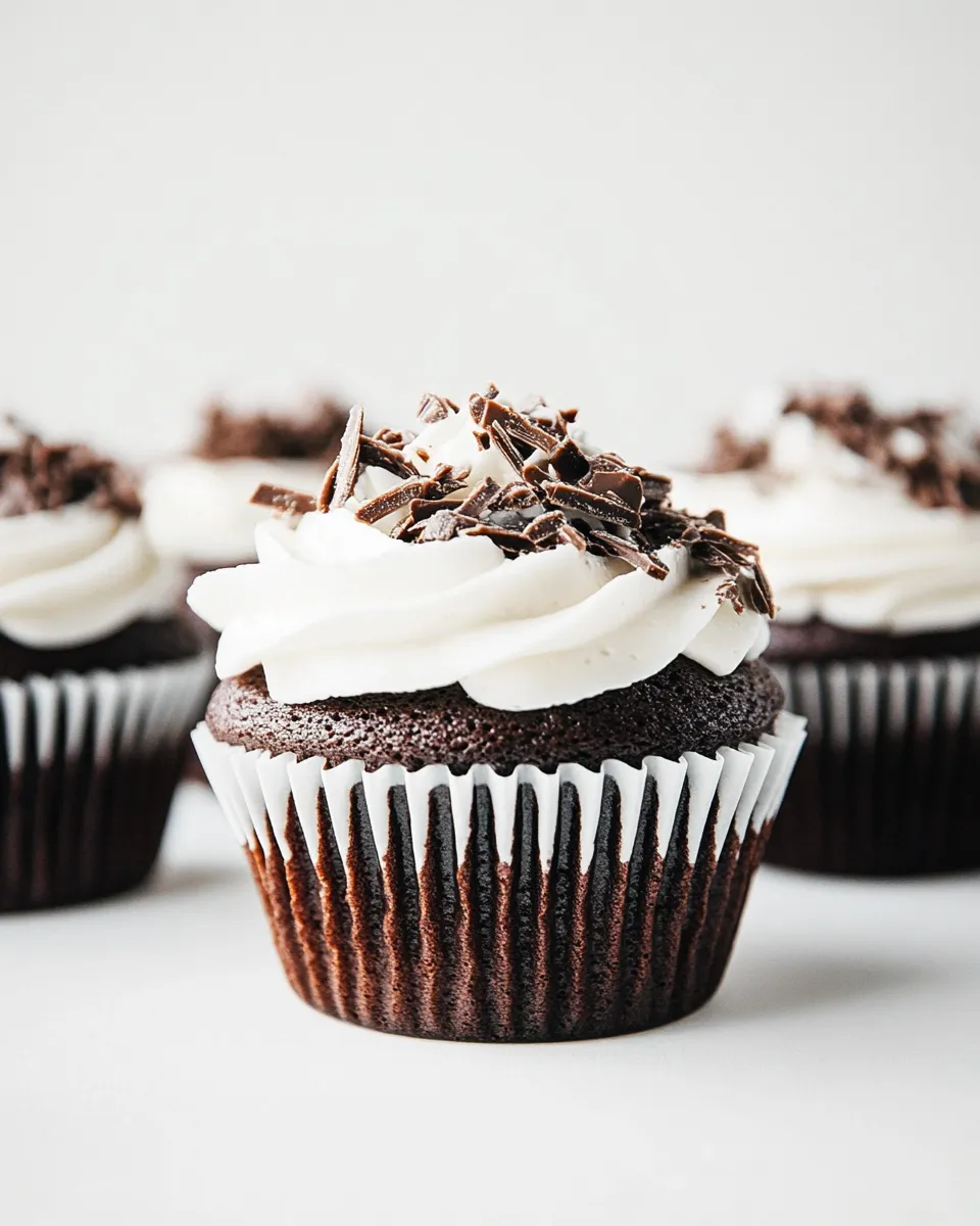 Easy Chocolate Cupcakes with Buttercream Frosting Recipe shot