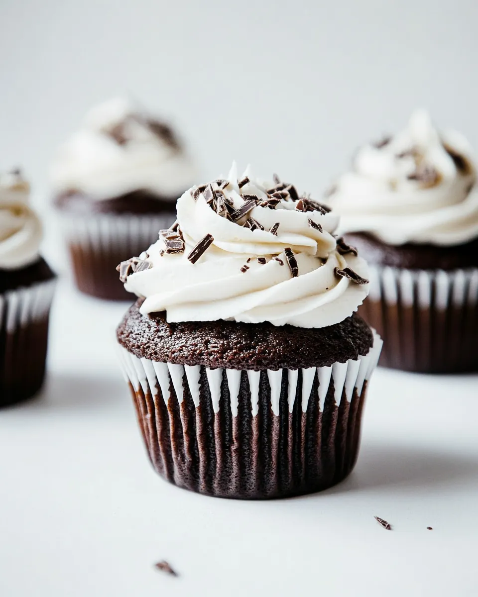 Delicious Chocolate Cupcakes with Buttercream Frosting Recipe recipe photo