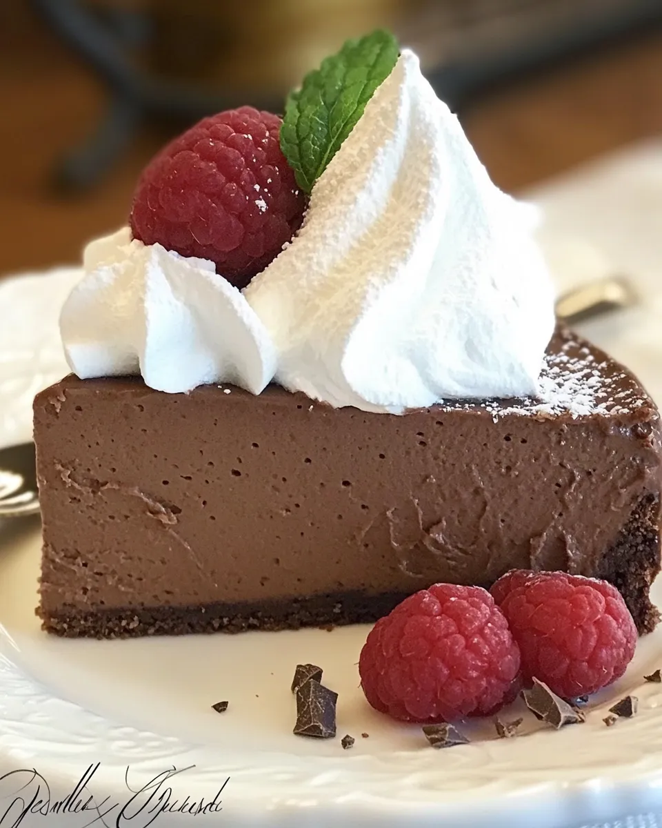 Homemade Chocolate Mousse Torte photo