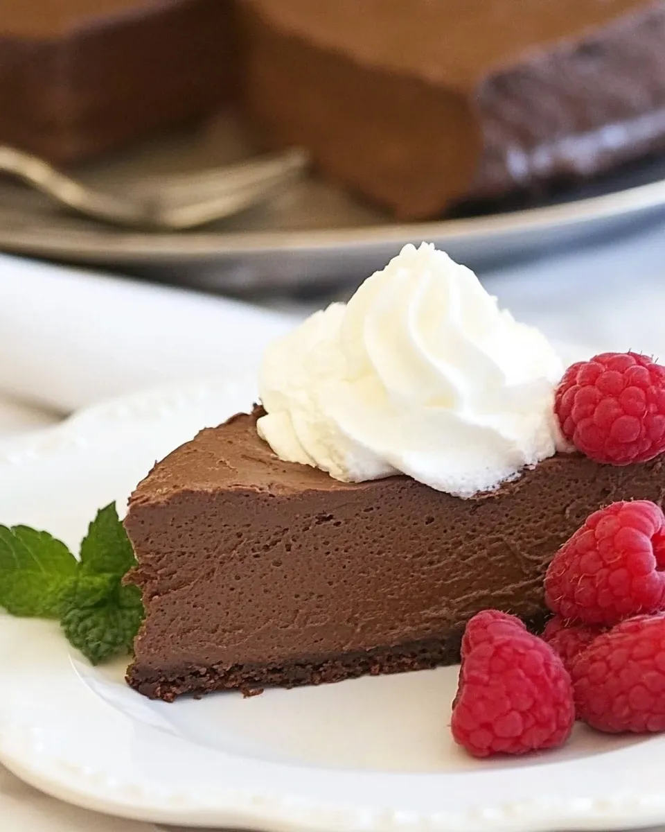 Easy Chocolate Mousse Torte recipe photo