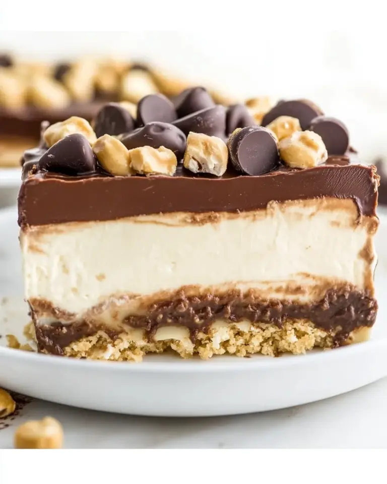 Homemade Chocolate Peanut Butter Lasagna recipe photo