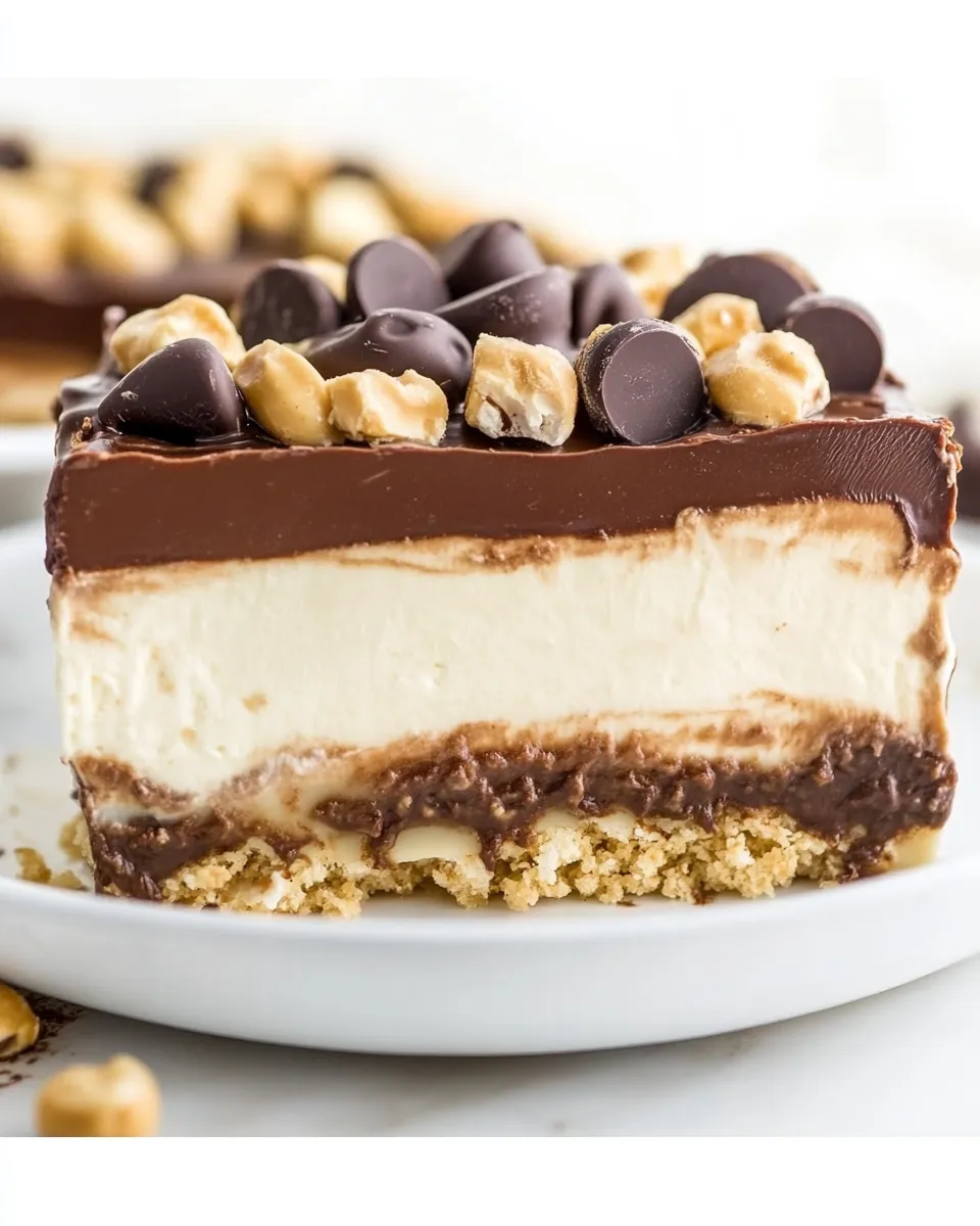 Homemade Chocolate Peanut Butter Lasagna recipe photo