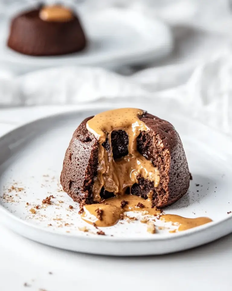 Homemade Chocolate Peanut Butter Lava Cakes photo