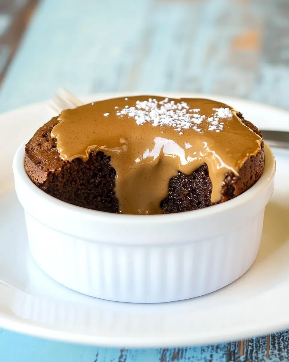 Classic Chocolate Peanut Butter Souffle image