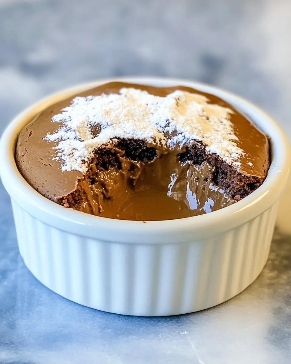 Easy Chocolate Peanut Butter Souffle recipe photo